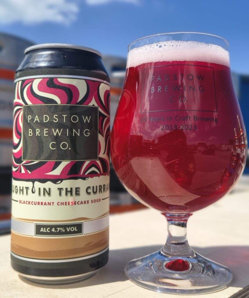 Caught in the Currant - Blackcurrant Cheesecake sour